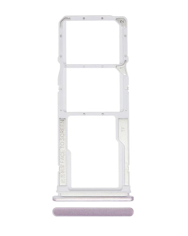 Encuentra la bandeja de SIM doble para Xiaomi Redmi 9 / Poco M2 en Guatemala, disponible en color rosa, ideal para reparaciones telefónicas.