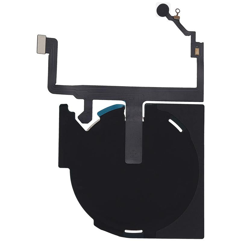 Reparación de puerto de carga NFC con flex de linterna para iPhone 15 Plus en Guatemala.