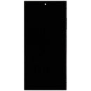 Pantalla soft OLED de repuesto para Samsung Galaxy S24 Ultra, 120Hz, con marco negro titanio.