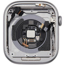 Chasis de aluminio Space Gray para Apple Watch Series 11 de 46mm, pieza de repuesto usada con tapa trasera.