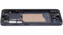 Pantalla OLED azul y negra con marco para Samsung Galaxy S25 5G (SM-S921B) Aftermarket Plus, repuesto de display.