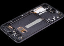 Pantalla OLED Samsung Galaxy S22 Plus 5G Phantom Black con marco, display de 120Hz para reparación de pantalla rota.