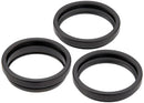 Anillos bisel de cámara trasera titanio negro para iPhone 16 Pro/Pro Max, juego de 3 piezas, paquete de 10.