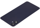 Tapa trasera negra para Samsung Galaxy A05 (A055) con lente de cámara, repuesto original.
