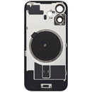 Tapa trasera con placa de acero con iman MagSafe preinstalado iPhone 16 (No Logo) (Black)