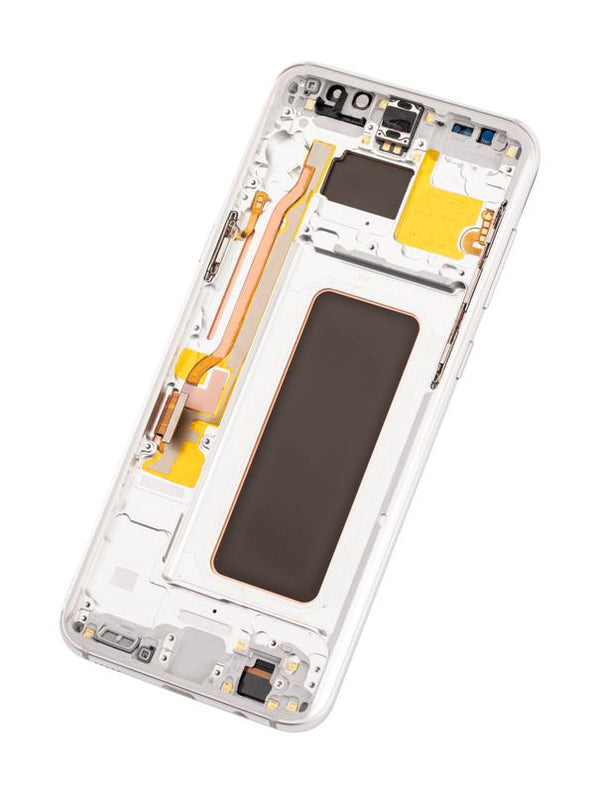 Reparación de pantalla OLED para Samsung Galaxy S8 Plus en Guatemala, mayorista en pantallas con marco en Arctic Silver.