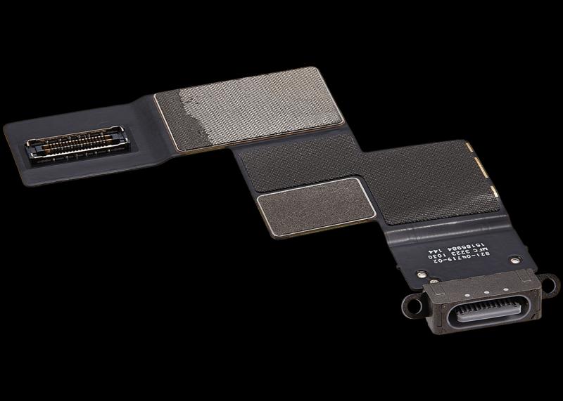 Reparación de puerto de carga para iPad Air 13 en Guatemala, repuestos premium morados disponibles en mayorista de componentes iPad.