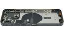 Tapa trasera usada iPhone 14 Pro Max Space Black A2651, carcasa de repuesto para reparación.