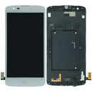 Pantalla LCD LG K8 2016 blanca, repuesto para reparación de display roto, modelo K120/K121/K350.