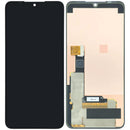 Pantalla OLED negra sin marco para LG V50s ThinQ, display original LM-V510N, ideal para reparación.
