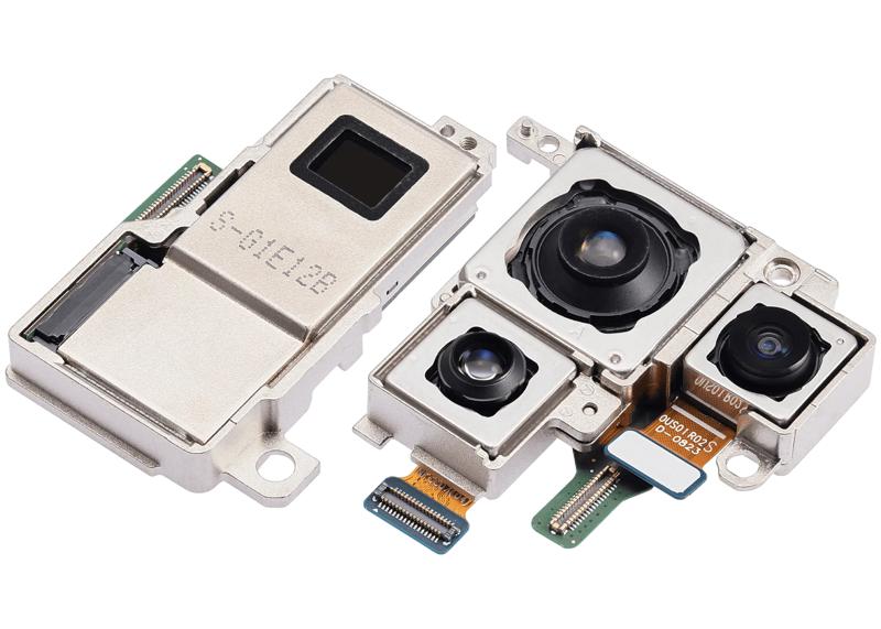 Encuentra la cámara trasera Samsung Galaxy S21 Ultra 5G usada (Wide / Telephoto / Ultrawide / Periscope) en Guatemala, ideal para reemplazar o reparar tu dispositivo Samsung Galaxy.