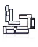 Aislante en línea de placa base para iPhone 12 Pro Max en Guatemala disponible en paquete de 10 unidades, ideal para reparaciones de iPhone y garantizar un correcto funcionamiento de los componentes.