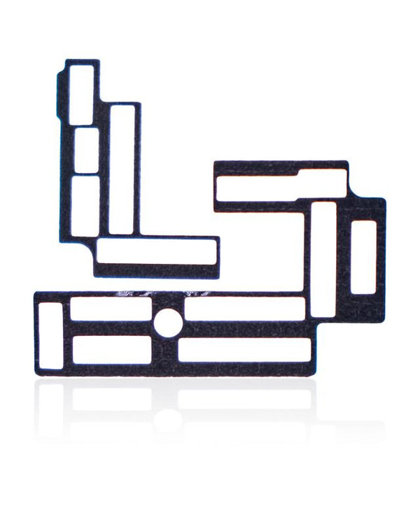 Aislante en línea de placa base para iPhone 12 Pro Max en Guatemala disponible en paquete de 10 unidades, ideal para reparaciones de iPhone y garantizar un correcto funcionamiento de los componentes.