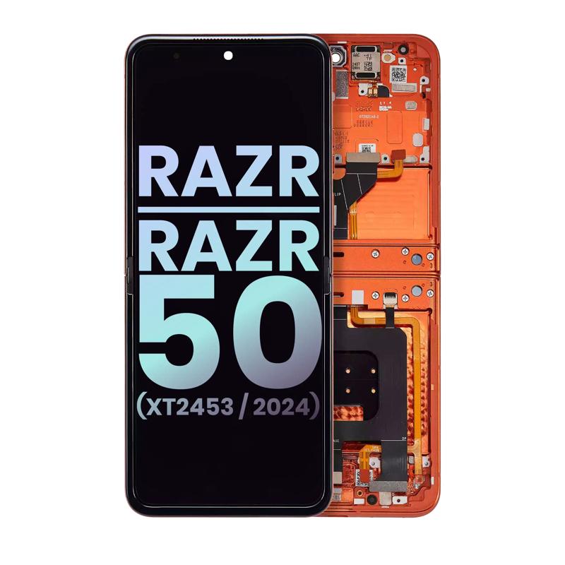 Reparación de pantalla original Motorola Razr / Razr 50 (XT2453 / 2024) en Guatemala.