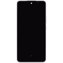 Pantalla OLED refurbished Oppo Reno13 F 4G/5G Plume Purple con marco, ideal para reparación de display roto.