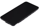 Pantalla incell Samsung Galaxy A24 4G (A245) con marco negro, lista para reparación de display.