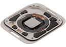Tapa trasera aluminio color Starlight para Apple Watch SE 2da gen. 40mm GPS, modelo A2722, repuesto.
