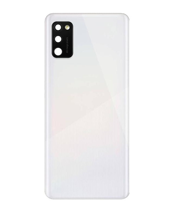Encuentra tapas traseras con lente de cámara para Samsung Galaxy A41 (A415 / 2020) en Guatemala, en variedad de colores como Prism Crush Silver.