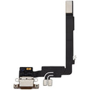 Puerto de carga Lightning usado Apple iPhone 16 Pro Max Desert Titanium, conector A3084 A3295 para reparación.