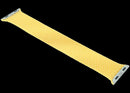 Correa trenzada Apple Braided Solo Loop en color Sunshine (amarillo vibrante) para Apple Watch de 38mm, 40mm, 41mm, 42mm, talla 8.