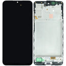 Pantalla OLED Aftermarket Plus con marco para Samsung Galaxy A17 5G (A176), ideal para reparación de display roto.