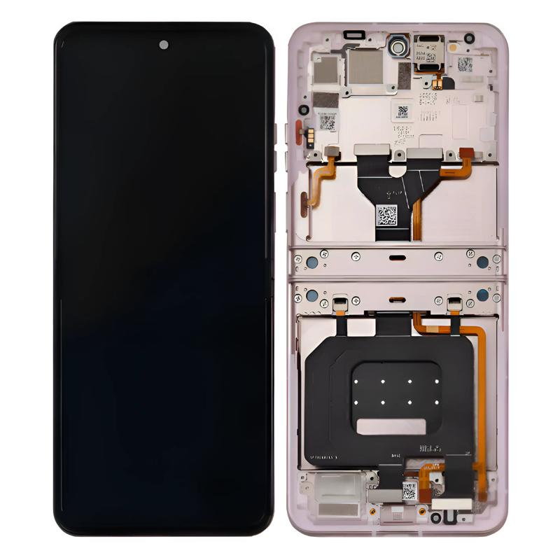 Reparación de pantalla original con marco para Motorola Razr 60 en Guatemala.