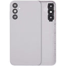 Tapa trasera plateada para Samsung Galaxy A14 4G (A145) con lente de cámara, repuesto Aftermarket Plus.