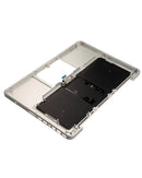 Tapa superior plateada usada con teclado ANSI US para MacBook Pro 13" A1278 (2011-2012).