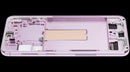 Pantalla OLED con marco para Samsung Galaxy S23 Plus lavanda, 120Hz, ideal para reparación de display roto.