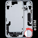 Carcasa intermedia con piezas pequenas iPhone 15 (Azul)