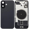 Tapa trasera con placa de acero con iman MagSafe preinstalado iPhone 16 (No Logo) (Black)