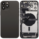 Tapa trasera con puerto de carga con cable flex iPhone 12 Pro Max (Graphite)