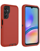 Funda heavy duty Samsung Galaxy A05S (Rojo y Negro)