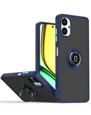 Funda Samsung Galaxy A06 en Guatemala: Protégetu dispositivo con esta Funda Hard PC trasera con borde colorido y I-ring Holder en color NAVY BLUE.