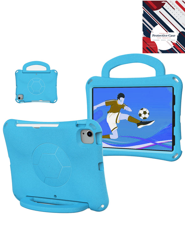 Encuentra la mejor funda de fútbol Baby Blue para iPad en Guatemala en nuestro mayorista de accesorios para Apple iPad con envío a todo el país.