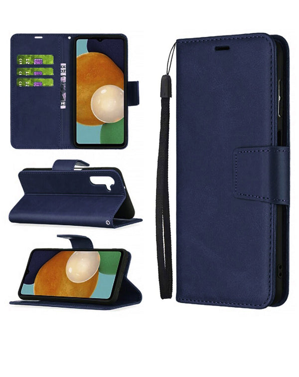 Funda cartera de cuero para Samsung Galaxy A14 4G/5G con ranura para tarjetas en Guatemala, ¡protege tu dispositivo con estilo!