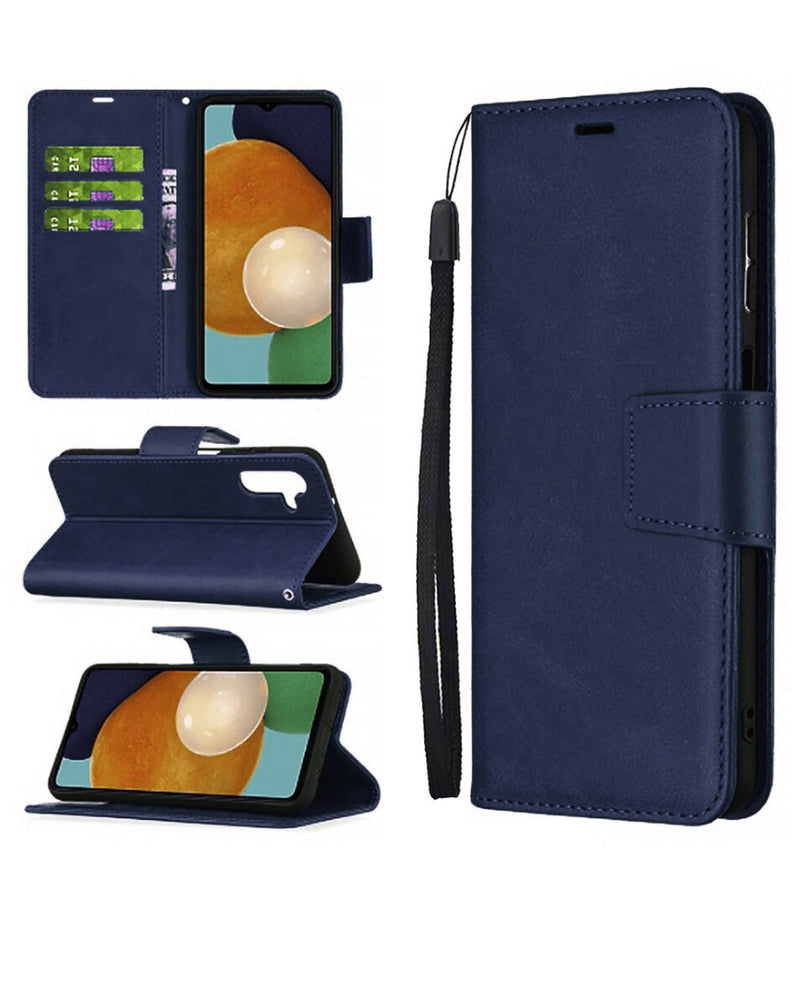 Funda cartera de cuero para Samsung Galaxy A14 4G/5G con ranura para tarjetas en Guatemala, ¡protege tu dispositivo con estilo!