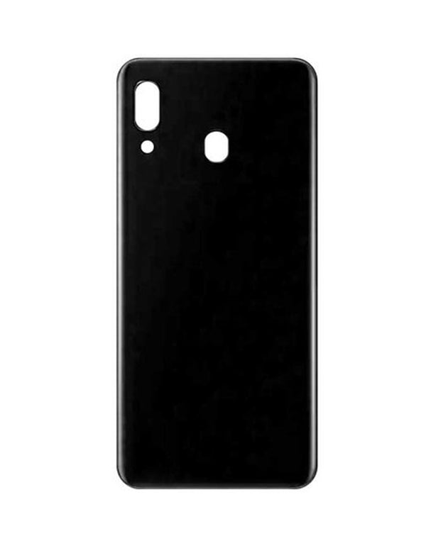 Tapa trasera color negro para Samsung Galaxy A20 (A205 / 2019) disponible en Guatemala para reparaciones de teléfonos.
