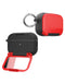 Encuentra la funda creativa para soporte de espejo de maquillaje en Guatemala, ideal para tus Airpods 4th Gen en color rojo.