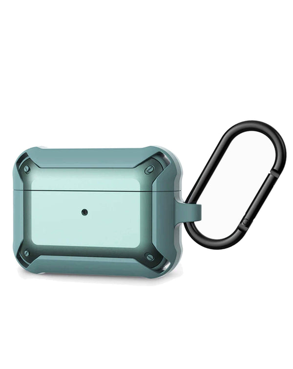 Oferta de estuche ShockProof TPU+PC para AirPods Pro en Guatemala, ideal para proteger tus dispositivos y encontrar en mayoristas locales.