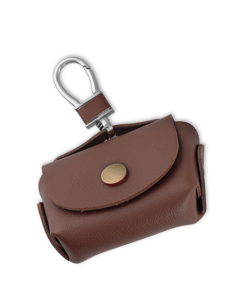 Encuentra la mejor funda de cuero universal AirPods en Guatemala en variedad de colores, incluyendo DARK BROWN, en SlowBack, tu mayorista de accesorios con envío a todo el país.
