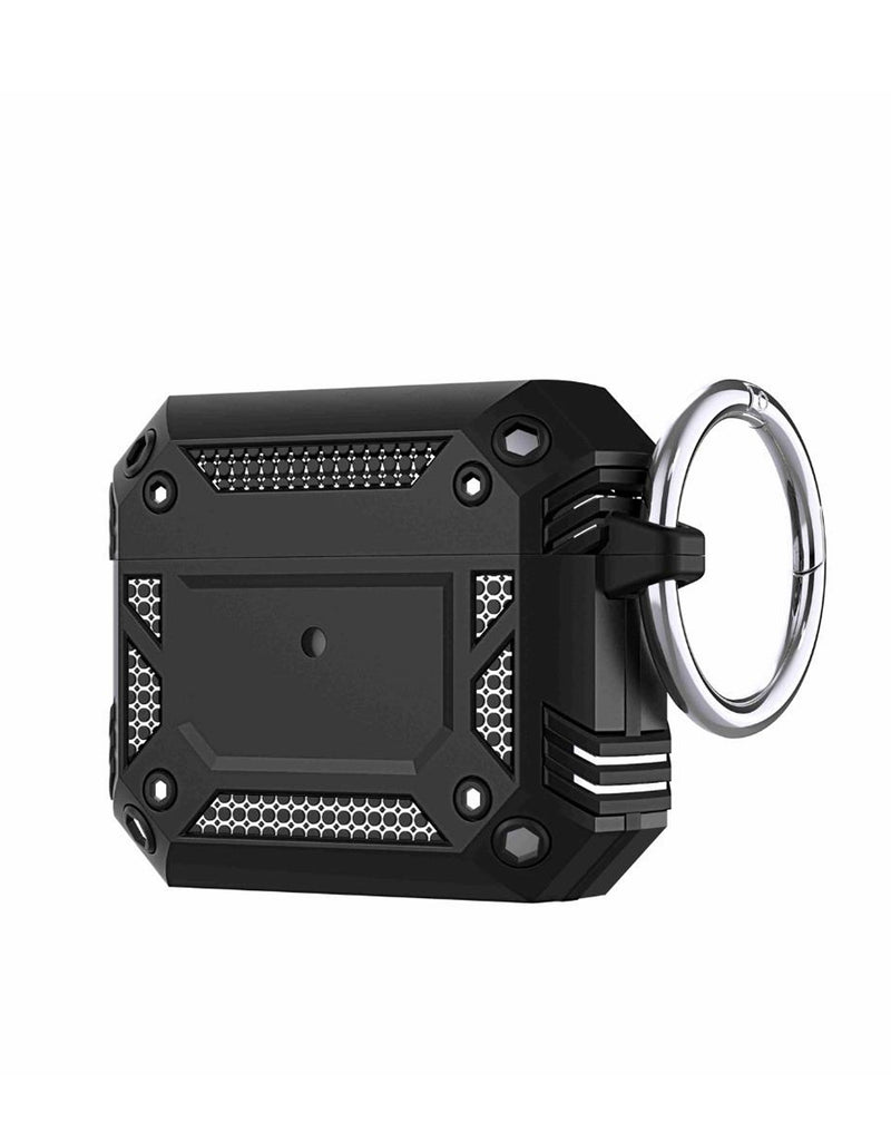 Protege tus AirPods Pro 3 con esta funda negra antichoque en Guatemala.