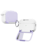 El estuche creativo de soporte para espejo de maquillaje para AirPods Pro 3 en color morado claro es el accesorio perfecto para tu dispositivo en Guatemala.