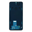 Carcasa frontal Premium negra para Samsung Galaxy A10s (SM-A107), repuesto ideal para reparación móvil.