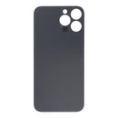 Tapa trasera azul brillante para iPhone 13 Pro Max 6.7" con adhesivo, orificio grande, sin logo OEM.