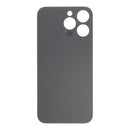 Tapa trasera morada para iPhone 14 Pro Max, con orificio grande para cámara y adhesivo, sin logo, calidad OEM.