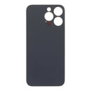 Tapa trasera dorada OEM para iPhone 14 Pro Max con adhesivo, agujero grande, sin logo.