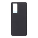 Tapa trasera de cristal negra sin logo para Xiaomi 12T/12T Pro, con adhesivo de alta calidad.