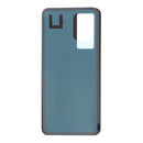 Tapa trasera azul sin logo HQ para Xiaomi 12T/12T Pro con adhesivo, repuesto de carcasa.
