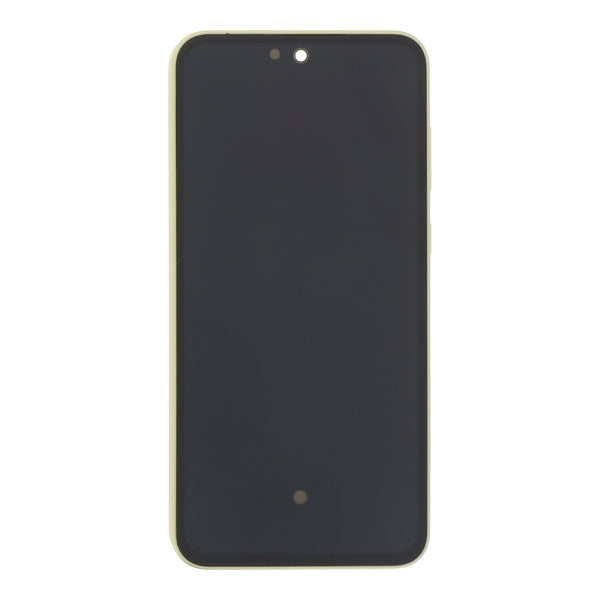 Pantalla con marco para Samsung Galaxy A35 Lemon original
